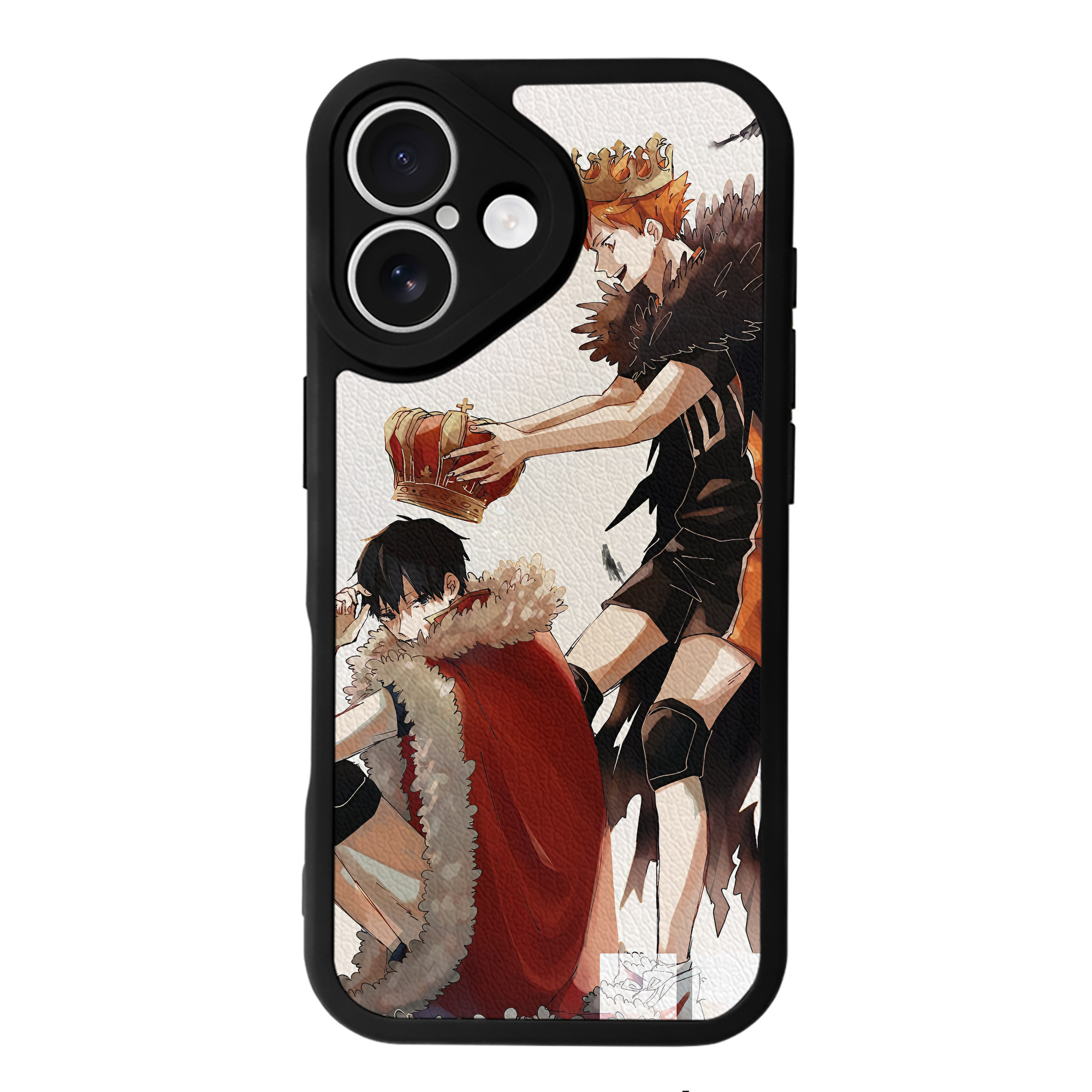 （画像用） ハイキュー!! Haikyu!! 【iPhone 16シリーズ対応】シリコンスマホケース（レザー調） 材質：シリコン
